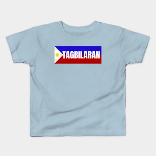 Tagbilaran City Bohol in Philippines Flag Kids T-Shirt